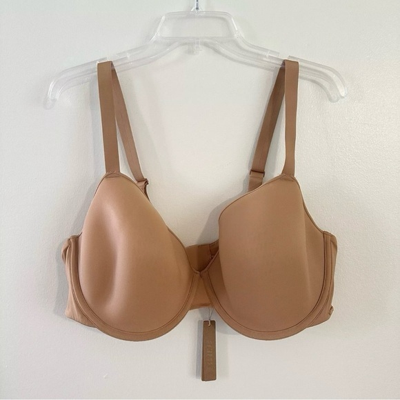 NWT Skims Weightless Demi Bra 46D Ochre Underwire Lightweight Breathable - Picture 9 of 9
